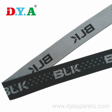 35mm wide silisone grey nylon elastic band